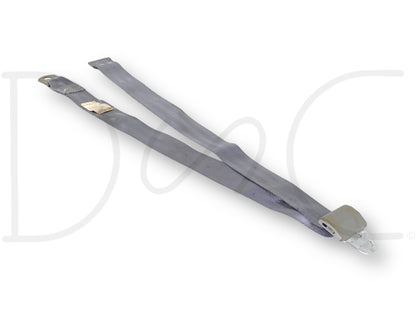 87-97 Ford F250 F350 Rear Seat Center Lap Belt Seatbelt Opal Gray OE