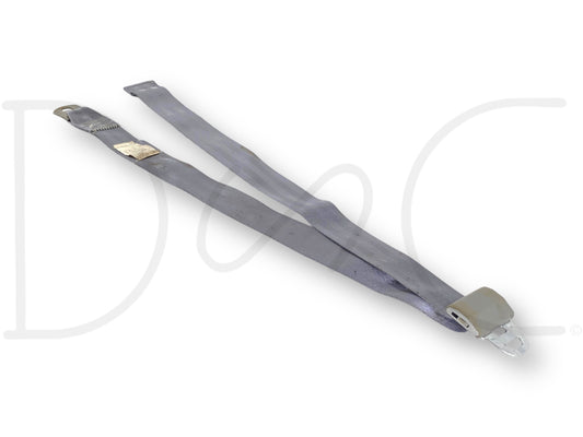 87-97 Ford F250 F350 Rear Seat Center Lap Belt Seatbelt Opal Gray OE