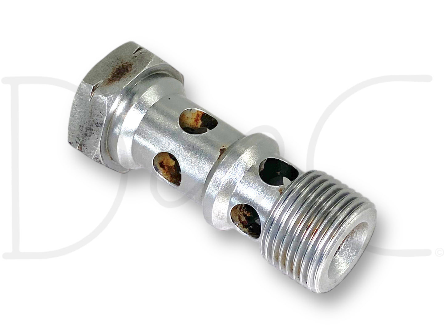 96-97 Ford F250 F350 7.3L Diesel Fuel Supply Line Banjo Bolt Accumulator OEM