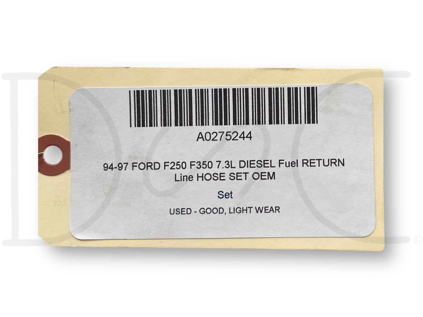 94-97 Ford F250 F350 7.3L Diesel Fuel Return Line Hose Set OEM