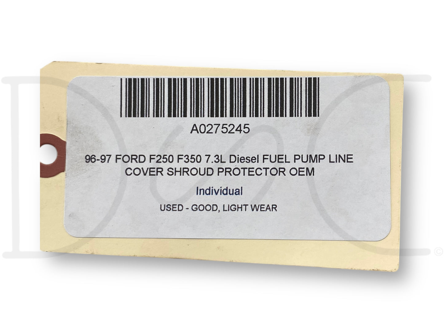 96-97 Ford F250 F350 7.3L Diesel Fuel Pump Line Cover Shroud Protector OEM