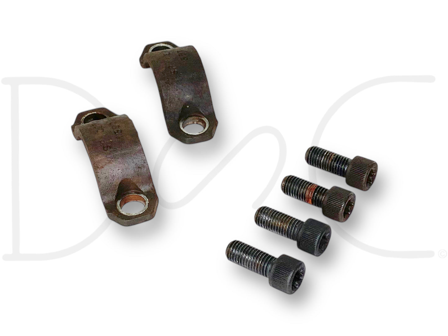 96-97 Ford F250 F350 Driveshaft Torx Bolts U-Joint Straps OEM Bolt Strap Set