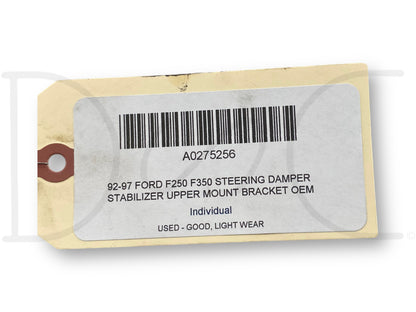 92-97 Ford F250 F350 Steering Damper Stabilizer Upper Mount Bracket OEM