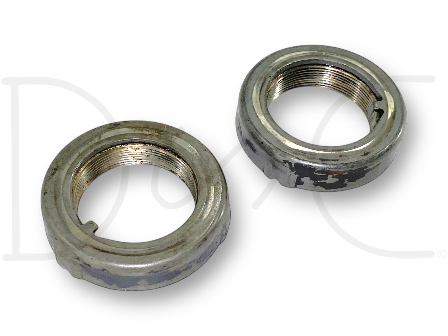 85-97 Ford F250 F350 Sterling 10.25 Rear Axle Wheel Hub Bearing Retainer Nut Set