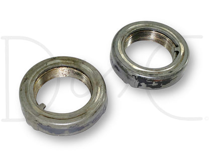 85-97 Ford F250 F350 Sterling 10.25 Rear Axle Wheel Hub Bearing Retainer Nut Set