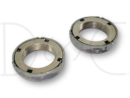 85-97 Ford F250 F350 Sterling 10.25 Rear Axle Wheel Hub Bearing Retainer Nut Set