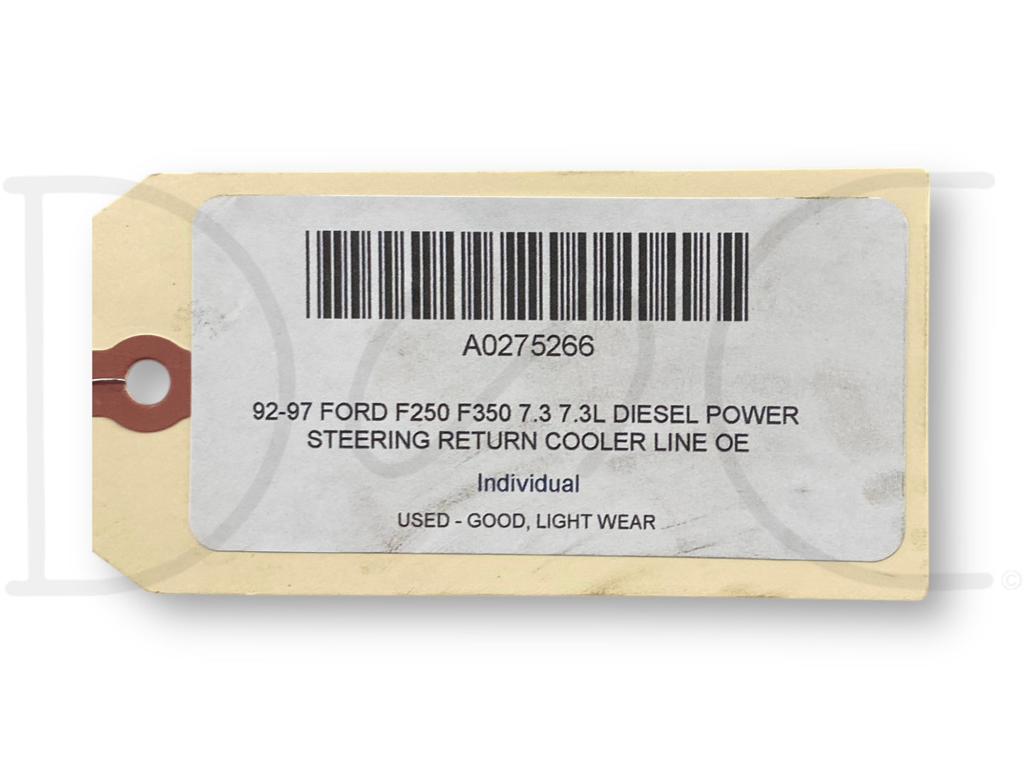 92-97 Ford F250 F350 7.3 7.3L Diesel Power Steering Return Cooler Line OE