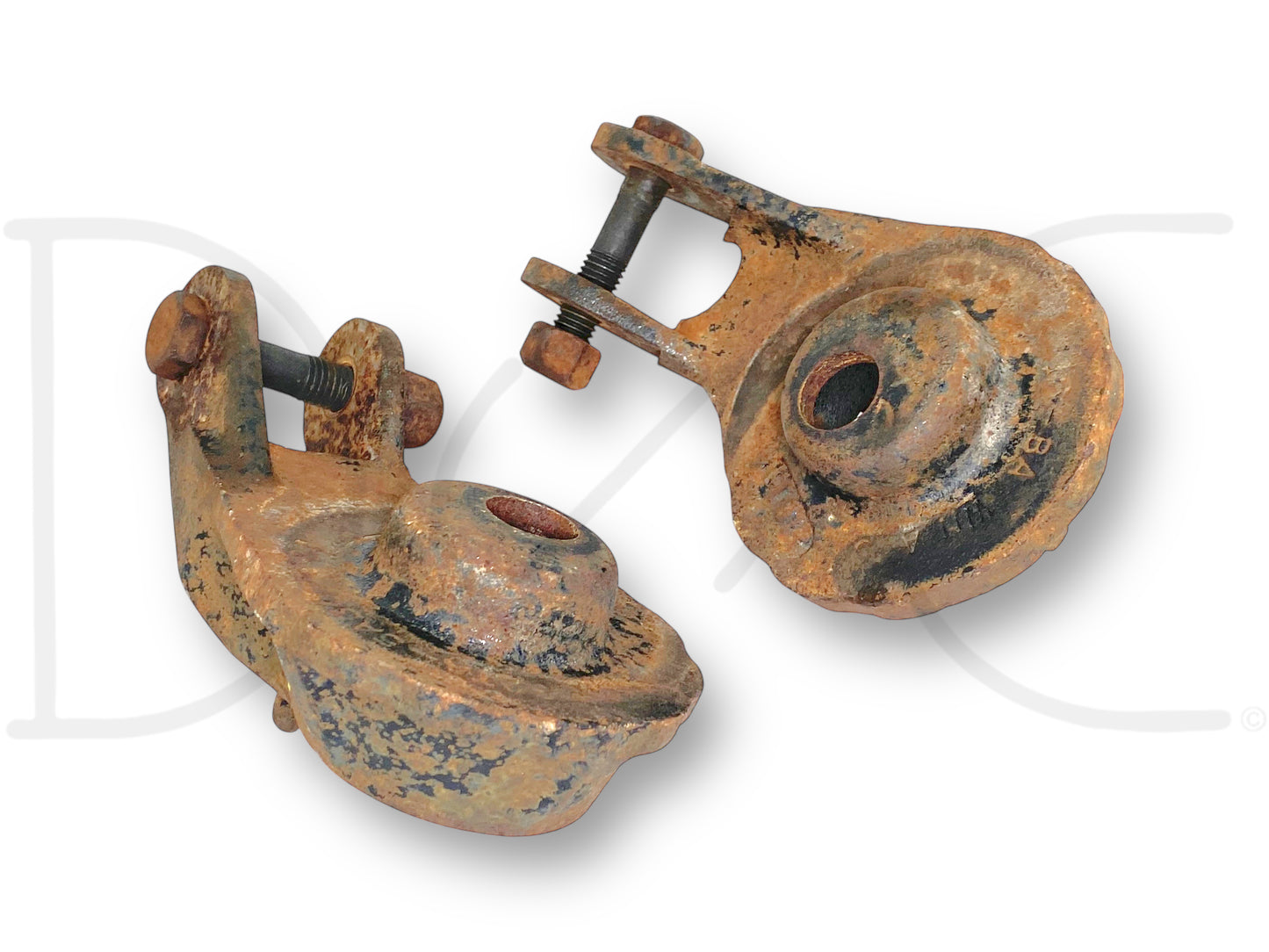 92-97 Ford F250 F350 Front Coil Spring Seat Lower Set Left Right 2WD OEM