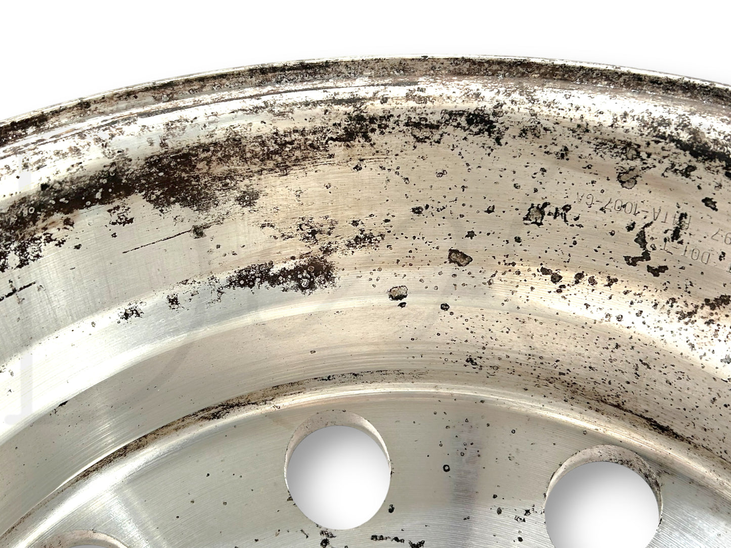 85-97 Ford F350 Dually Front 16" Alcoa Aluminum Wheel 16X6 Rim OE F4Ta-1007-Ga
