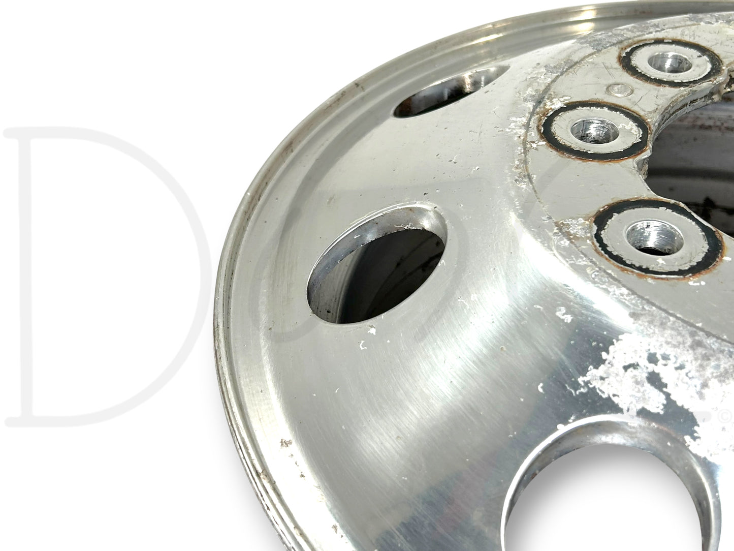 85-97 Ford F350 Dually Front 16" Alcoa Aluminum Wheel 16X6 Rim OE F4Ta-1007-Ga