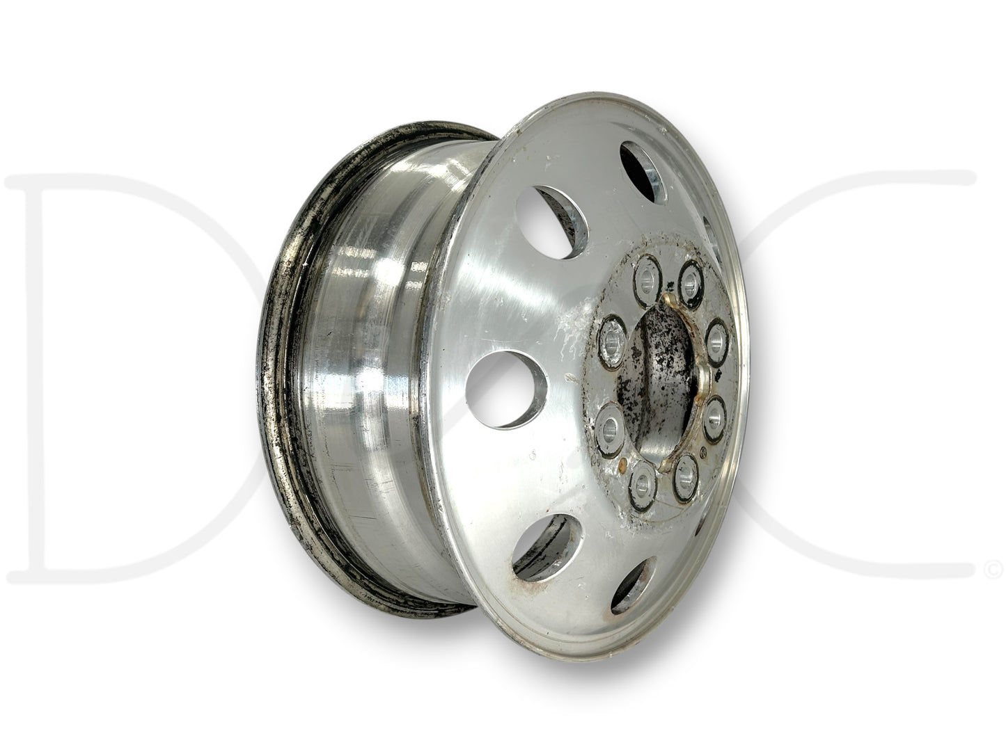 85-97 Ford F350 Dually Front 16" Alcoa Aluminum Wheel 16X6 Rim OE F4Ta-1007-Ga