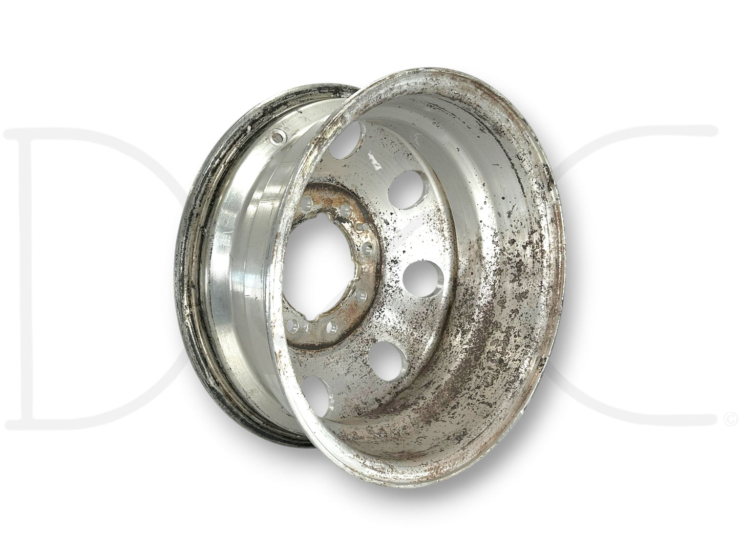 85-97 Ford F350 Dually Front 16" Alcoa Aluminum Wheel 16X6 Rim OE F4Ta-1007-Ga