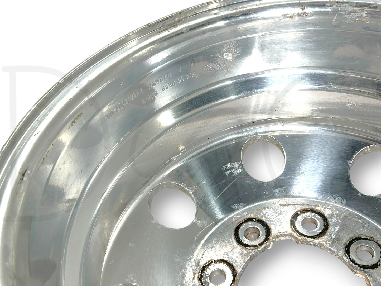 85-97 Ford F350 Dually Rear 16" Alcoa Aluminum Wheel 16X6 Rim OE F4Ta-1007-Ha