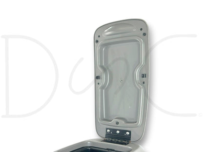 99-07 Ford F250 F350 Lariat Center Console Floor Storage Gray Wood Grain
