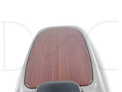 99-07 Ford F250 F350 Lariat Center Console Floor Storage Gray Wood Grain