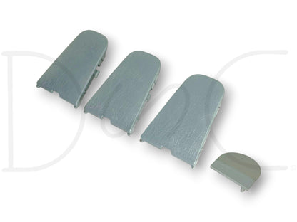 99-07 Ford F250 F350 Super Duty Dashboard Dash Bolt Cover Trim Set Gray OE