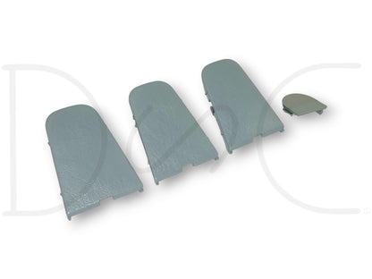 99-07 Ford F250 F350 Super Duty Dashboard Dash Bolt Cover Trim Set Gray OE