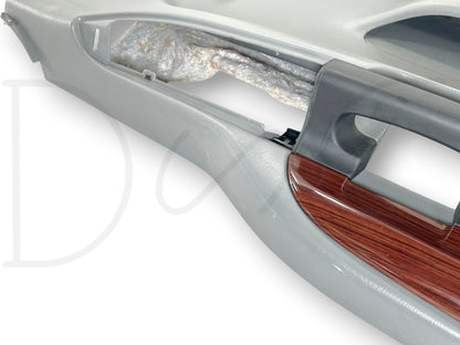 05-07 Ford F250 F350 LH Left Driver Front Door Panel Gray Wood Grain OE *Blem*