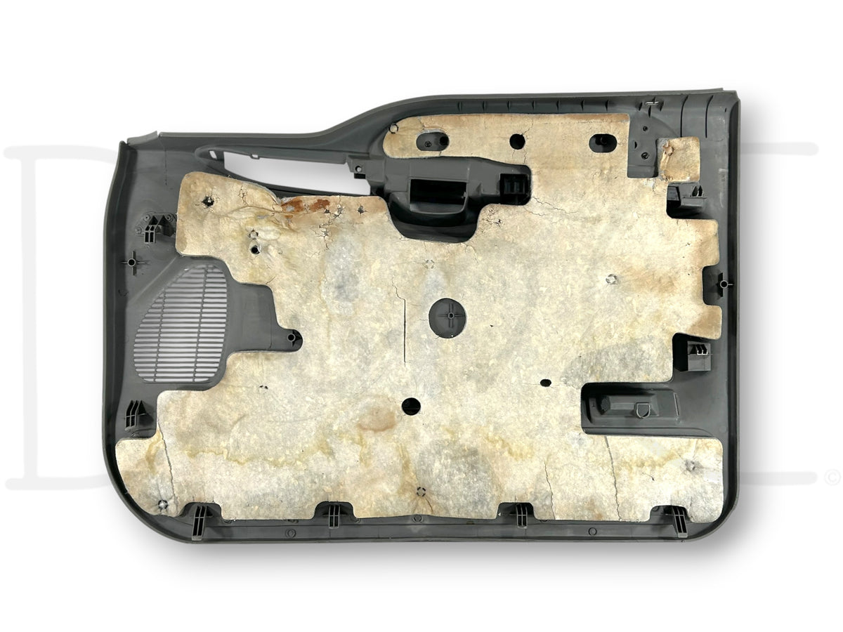 05-07 Ford F250 F350 LH Left Driver Front Door Panel Gray Wood Grain OE *Blem*