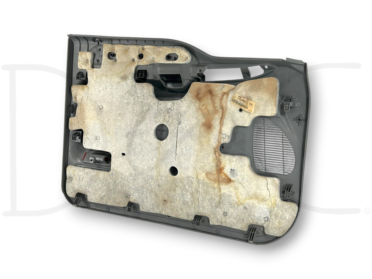 05-07 Ford F250 F350 RH Right Passenger Front Door Panel Gray Wood Grain *Blem*