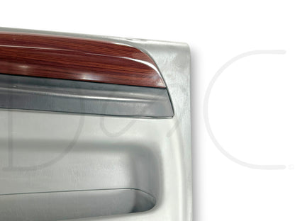 05-07 Ford F250 F350 RH Right Passenger Front Door Panel Gray Wood Grain *Blem*