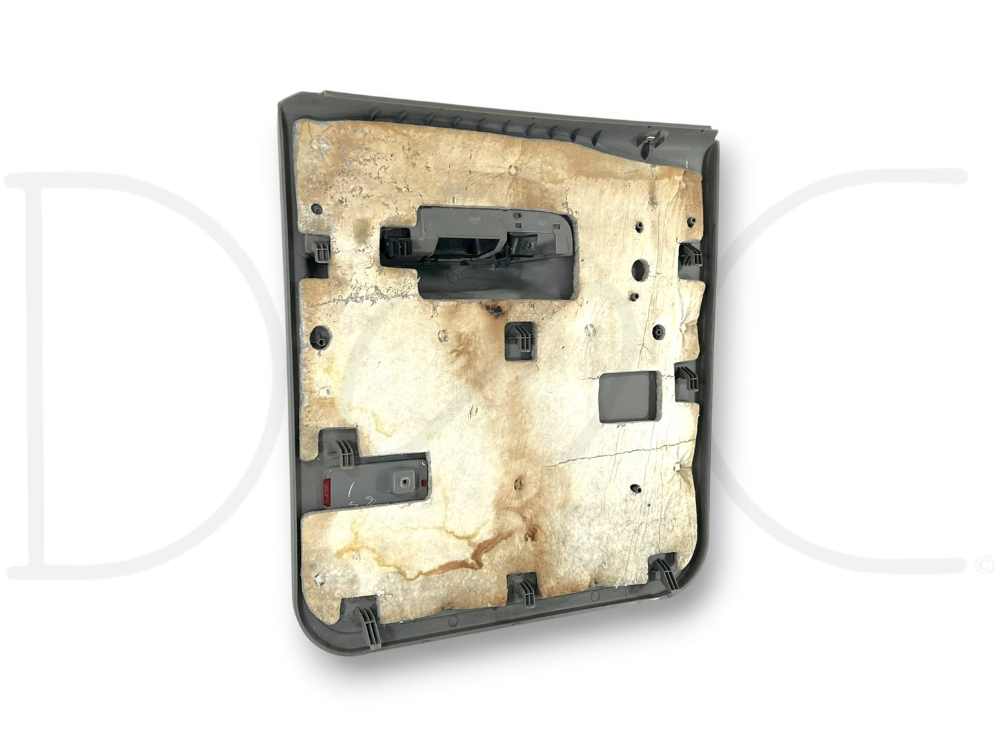05-07 Ford F250 F350 Lariat RH Right Passenger Rear Door Panel Gray Wood Grain