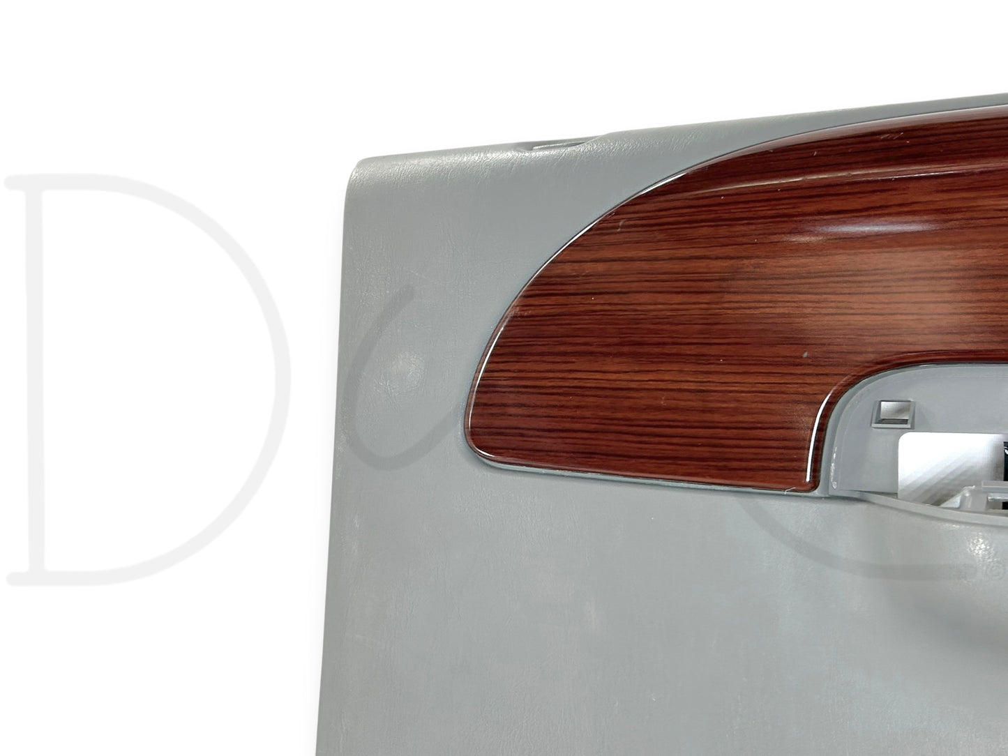 05-07 Ford F250 F350 Lariat RH Right Passenger Rear Door Panel Gray Wood Grain