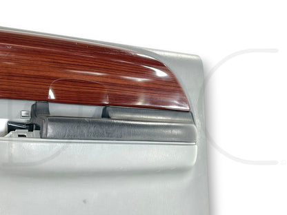 05-07 Ford F250 F350 Lariat RH Right Passenger Rear Door Panel Gray Wood Grain