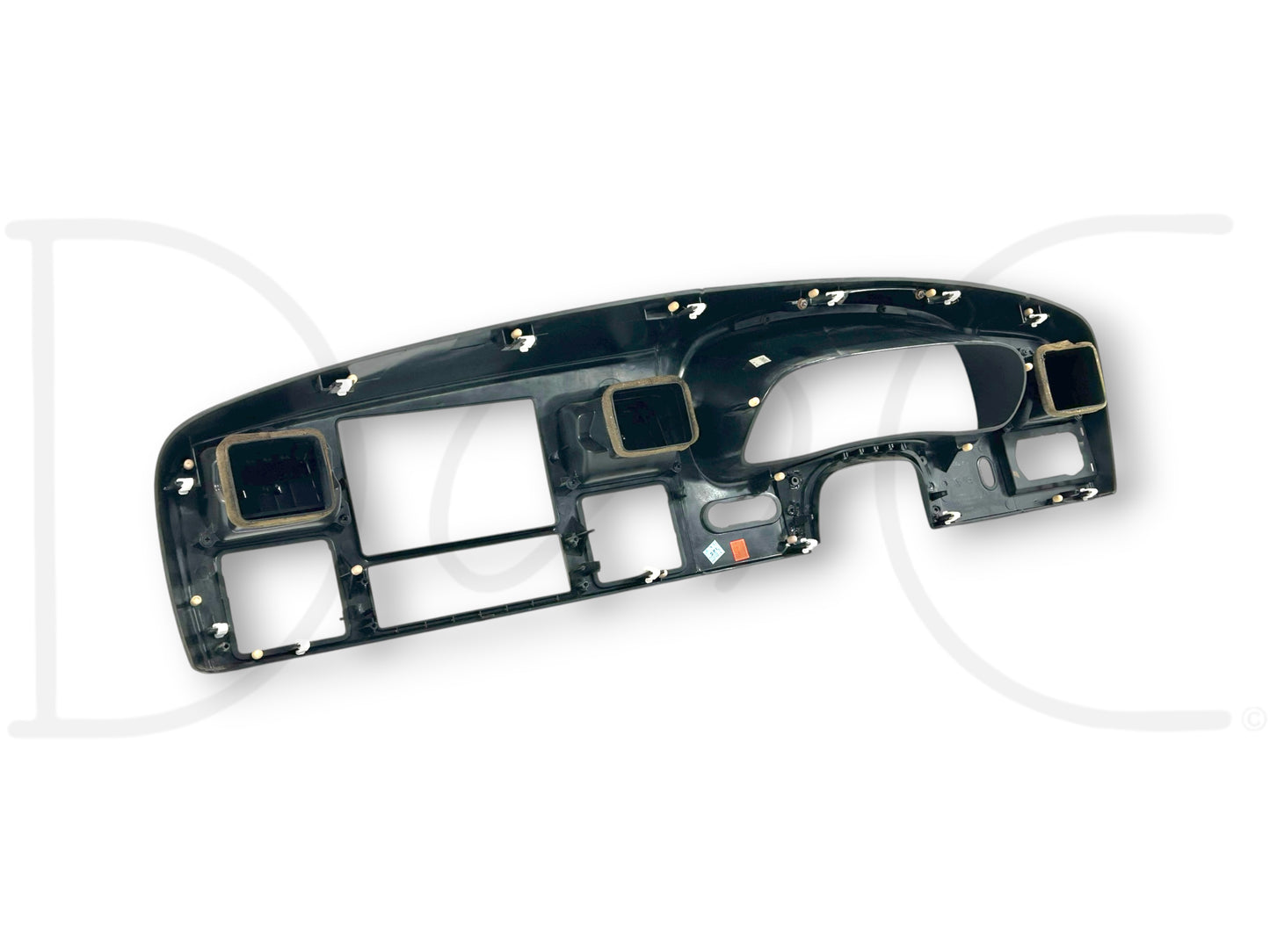 05-07 Ford F250 F350 Lariat Dash Bezel Radio Cluster Trim Panel Black Wood Grain