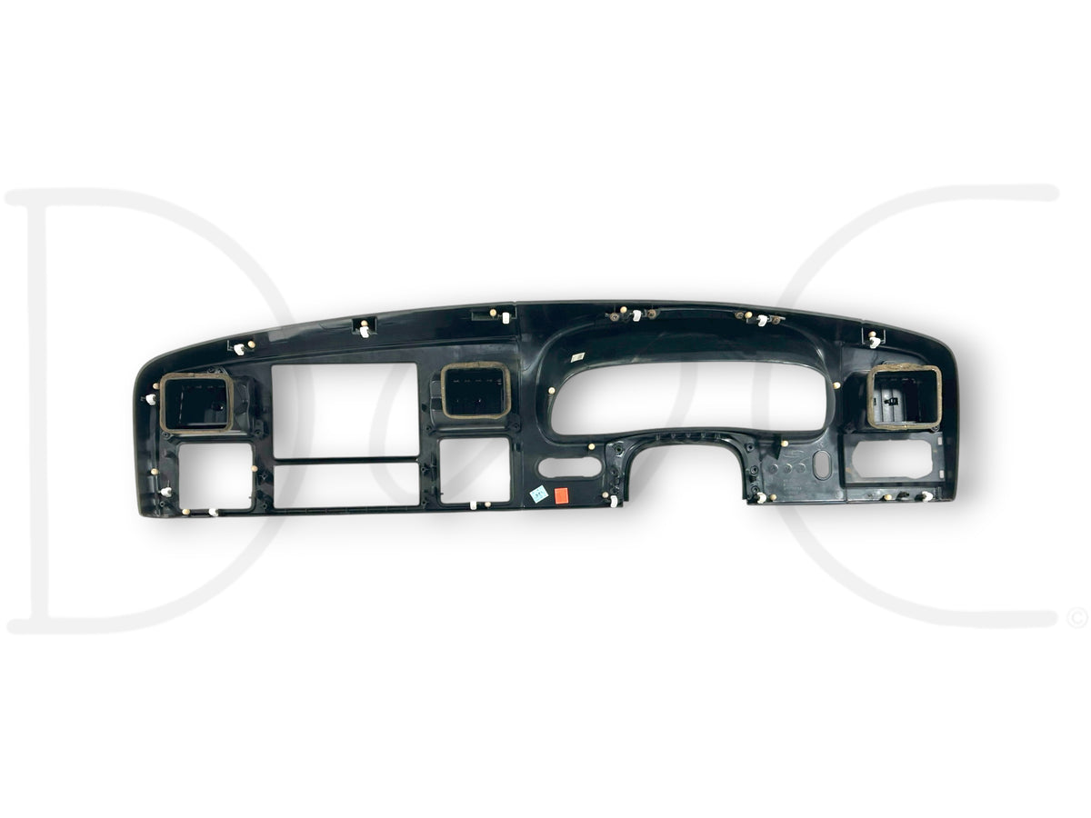 05-07 Ford F250 F350 Lariat Dash Bezel Radio Cluster Trim Panel Black Wood Grain