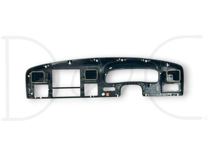 05-07 Ford F250 F350 Lariat Dash Bezel Radio Cluster Trim Panel Black Wood Grain