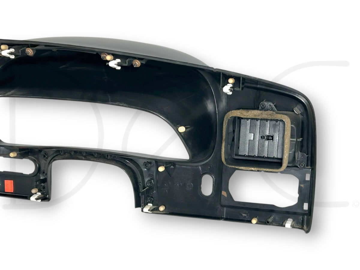 05-07 Ford F250 F350 Lariat Dash Bezel Radio Cluster Trim Panel Black Wood Grain