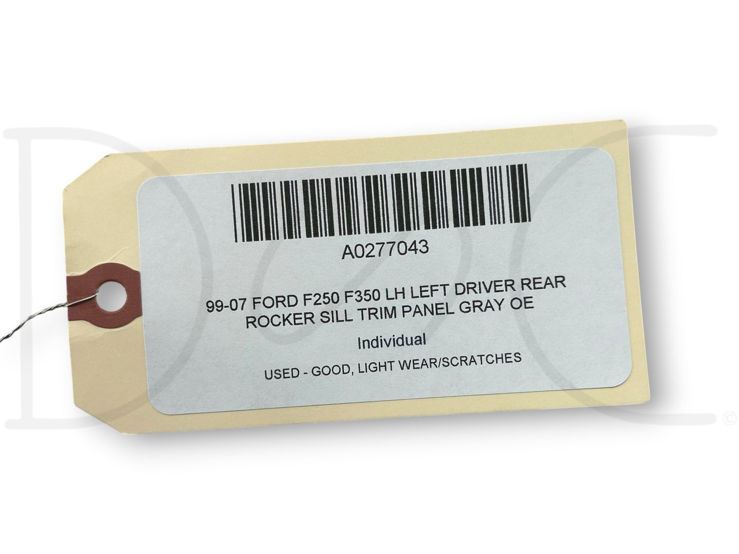 99-07 Ford F250 F350 LH Left Driver Rear Rocker Sill Trim Panel Gray OE