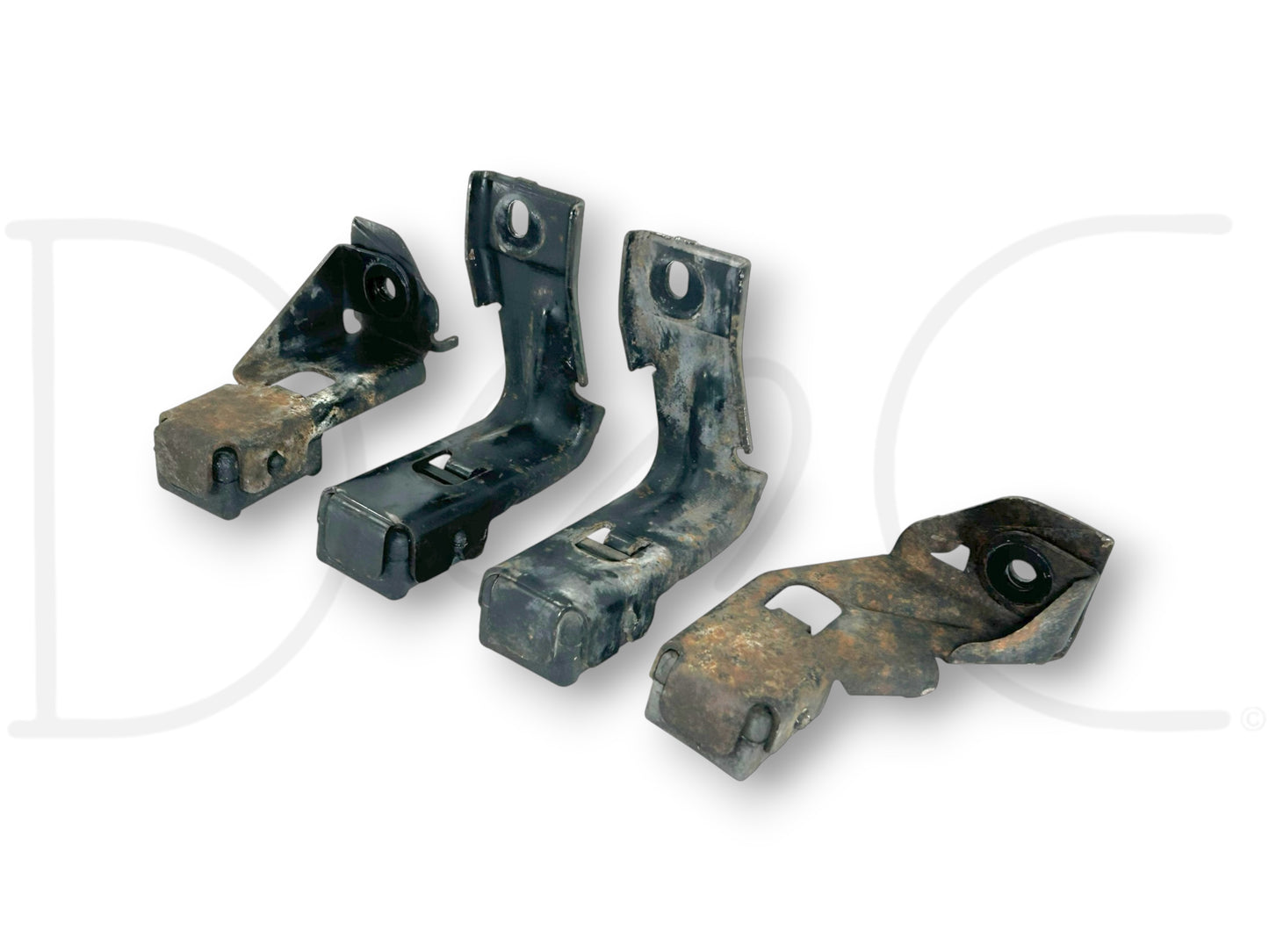 03-07 Ford F250 F350 Super Duty A/C Condenser Upper & Lower Bracket Set OEM