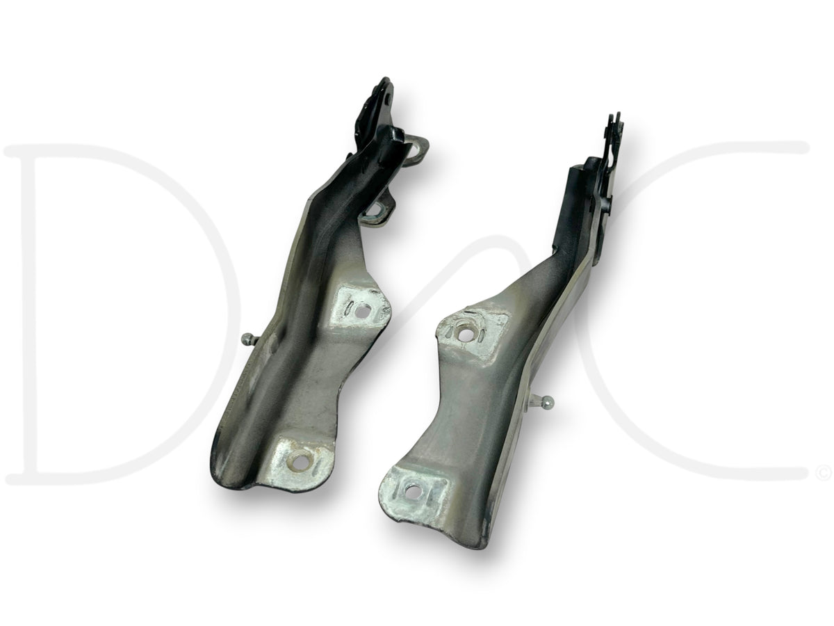 99-07 Ford F250 F350 Super Duty Hood Hinge Set Black Hood Hinges OE RH LH Pair