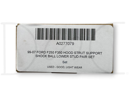 99-07 Ford F250 F350 Hood Strut Support Shock Ball Lower Stud Pair Set