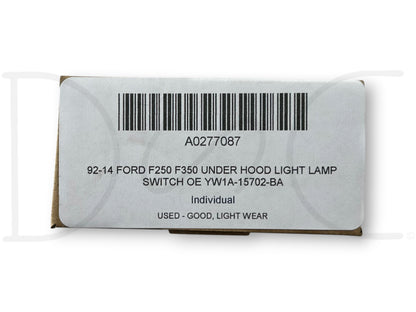 92-14 Ford F250 F350 Under Hood Light Lamp Switch OE Yw1A-15702-BA