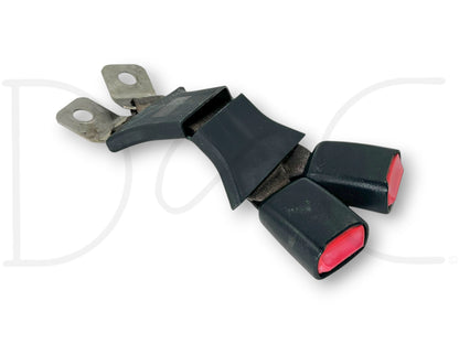 03-07 Ford F250 F350 Rear Seat Belt Seatbelt Latch Buckle Double Gray OE