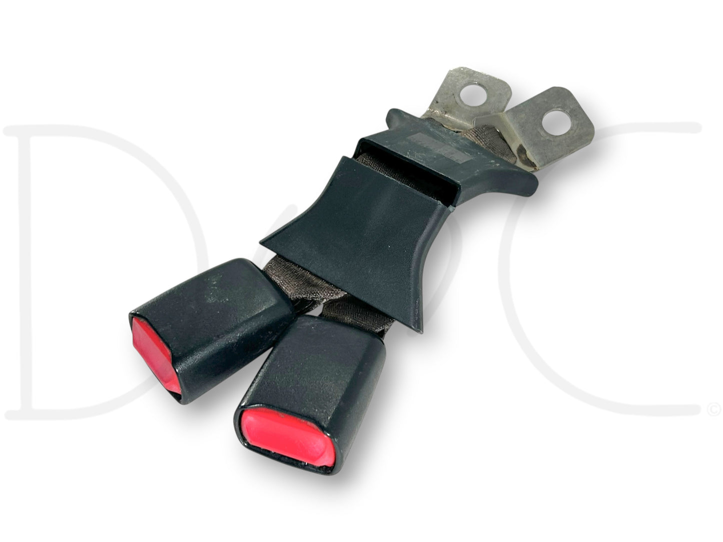 03-07 Ford F250 F350 Rear Seat Belt Seatbelt Latch Buckle Double Gray OE