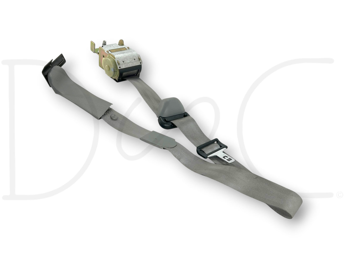 05-07 Ford F250 F350 LH Left Driver Rear Seat Belt Seatbelt Gray OE
