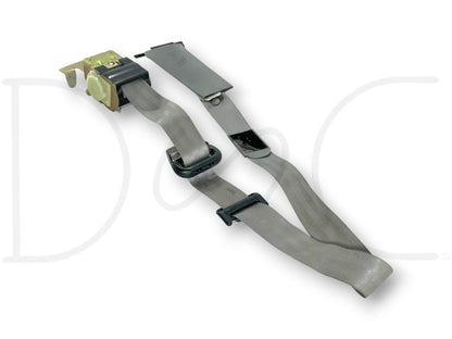 05-07 Ford F250 F350 LH Left Driver Rear Seat Belt Seatbelt Gray OE