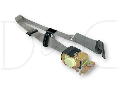 05-07 Ford F250 F350 RH Right Passenger Rear Seat Belt Seatbelt Gray OE