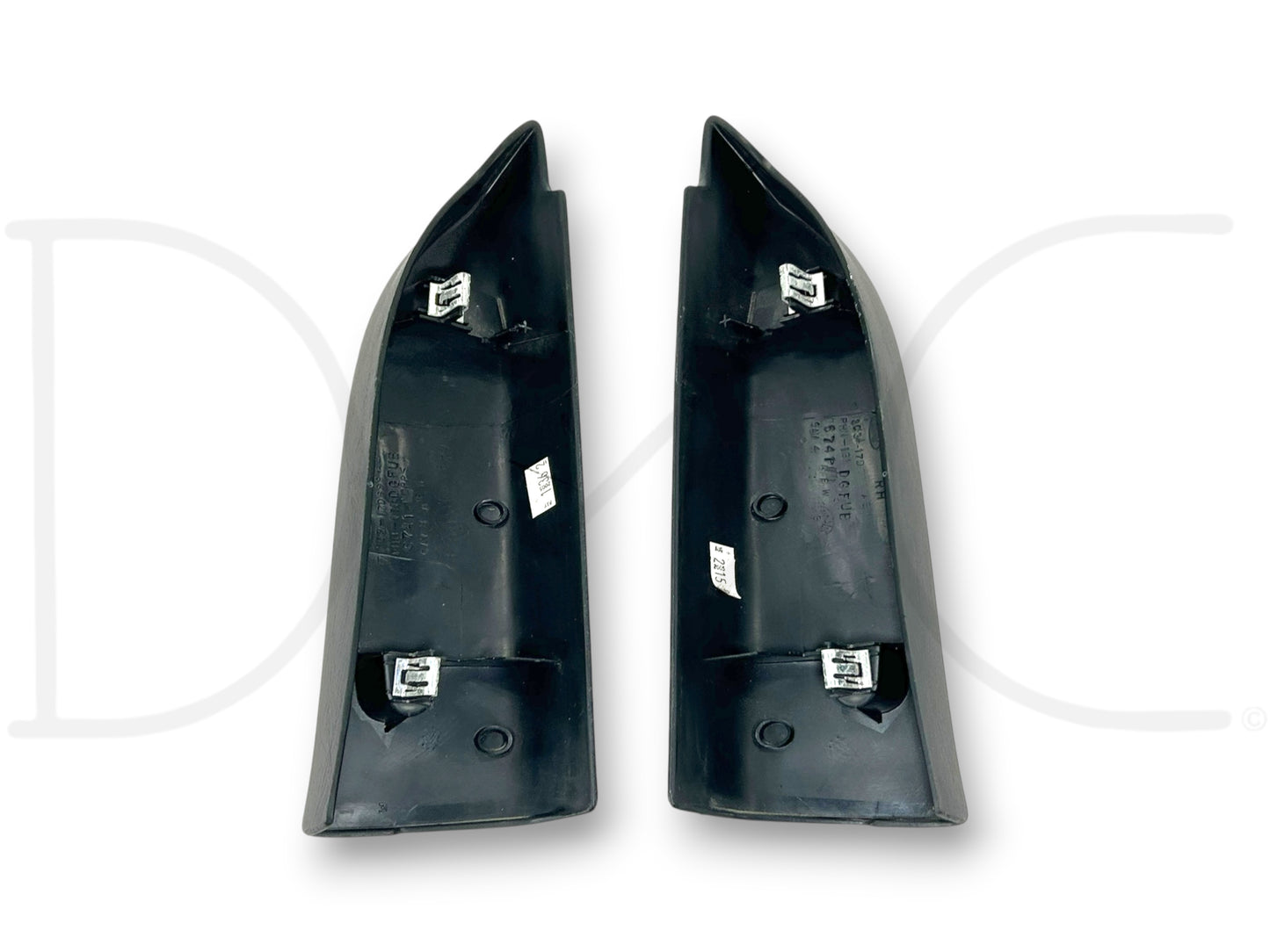 99-07 Ford F250 F350 LH RH Left Right Door Sail Trim Panel Covers Set Black OE