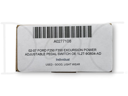 02-07 Ford F250 F350 Excursion Power Adjustable Pedal Switch OE 1L2T-9G604-Ad