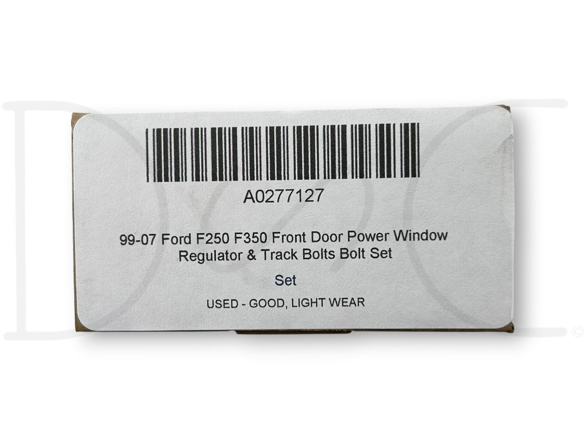 99-07 Ford F250 F350 Front Door Power Window Regulator & Track Bolts Bolt Set