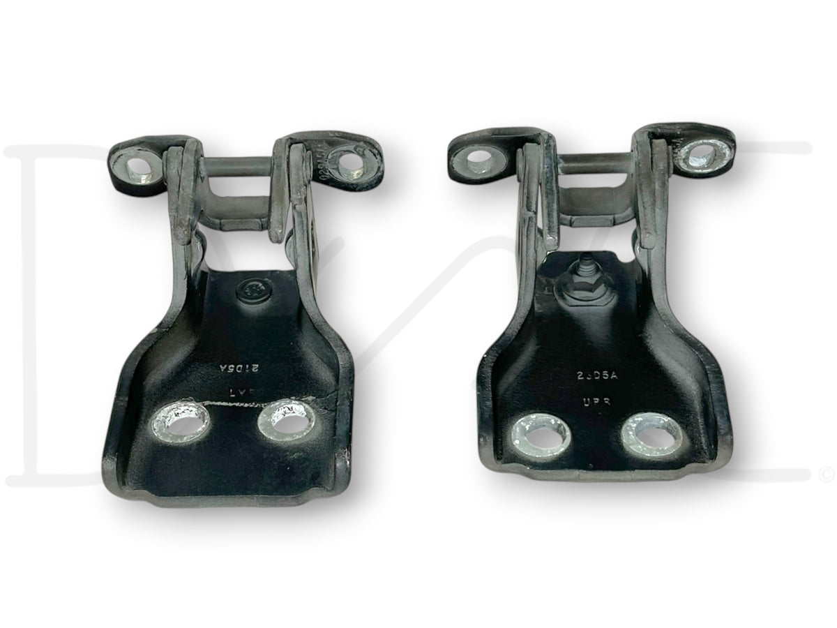 99-07 Ford F250 F350 LH Left Driver Front Door Hinge Set OE Upper Lower Hinges