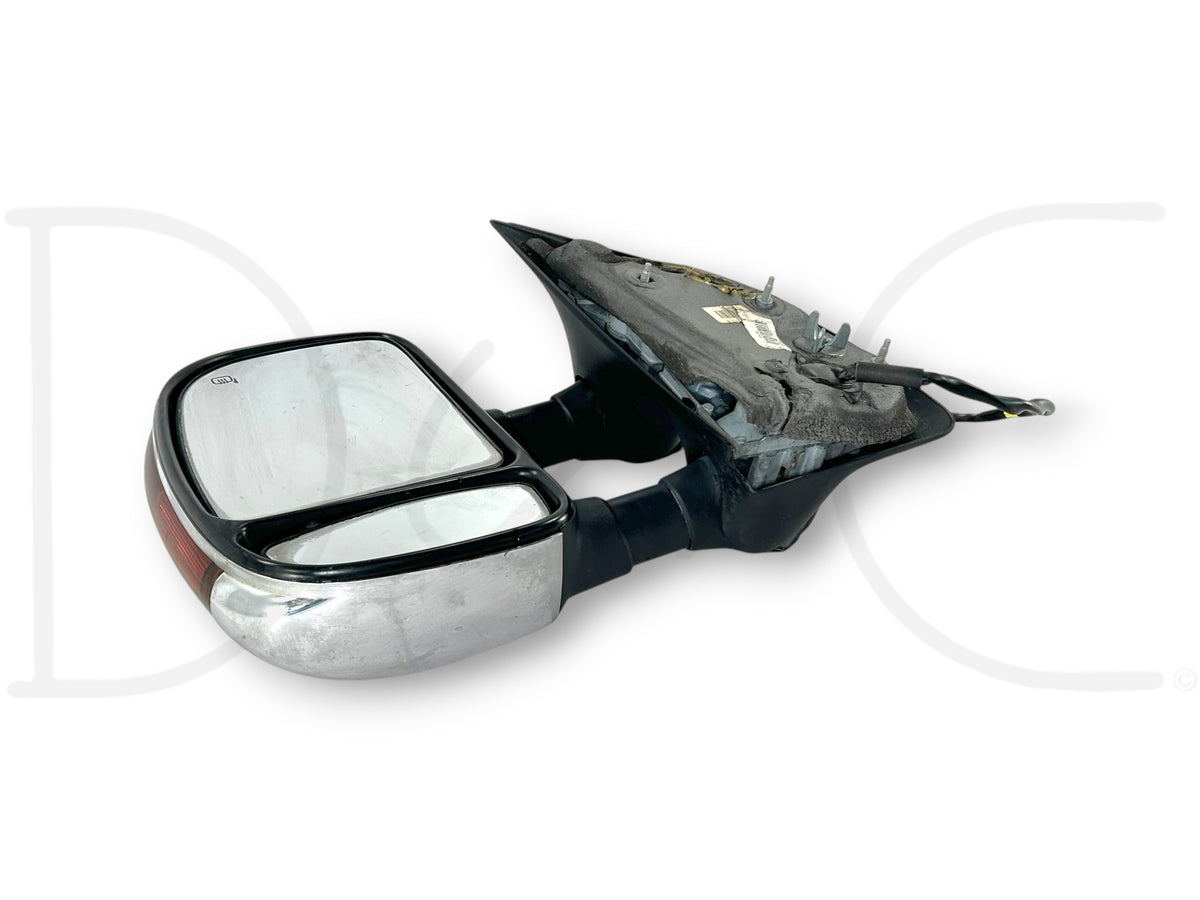 02-07 Ford F250 F350 LH Left Driver Mirror Power Heat Signal OEM Chrome