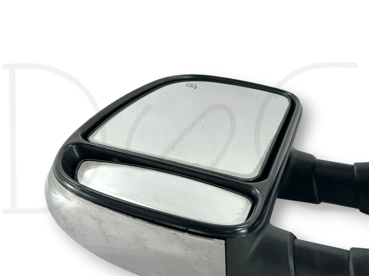 02-07 Ford F250 F350 LH Left Driver Mirror Power Heat Signal OEM Chrome