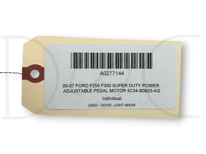 05-07 Ford F250 F350 Super Duty Power Adjustable Pedal Motor 5C34-9D823-Ag