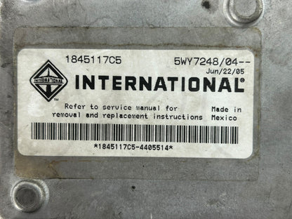 03-07 Ford F250 F350 6.0 6.0L FICM Fuel Injection Control Module 1845117C5